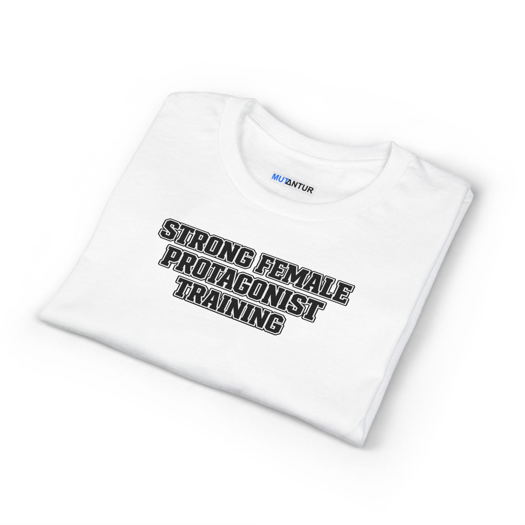 Strong Female Protagonist Training T-Shirt — Funny Fantasy Workout Graphic Tee
