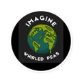 Imagine Whirled Peas Sticker – Playful World Peace Pun Vinyl Decal - Mutantur Labs LLC