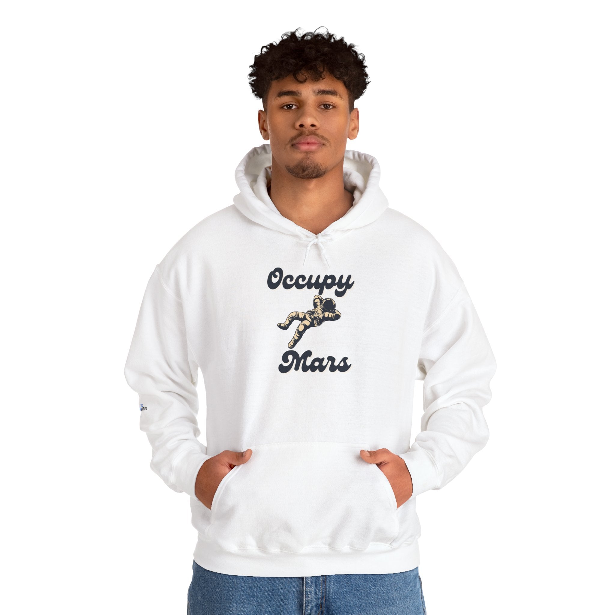 Occupy Mars Casual Statement Hoodie -, Unisex Sweatshirt - Mutantur Labs LLC
