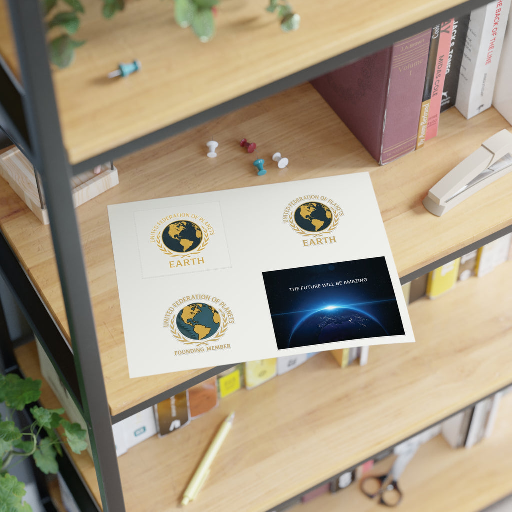 United Federation of Planets Sticker Sheets, Journal Accessories,