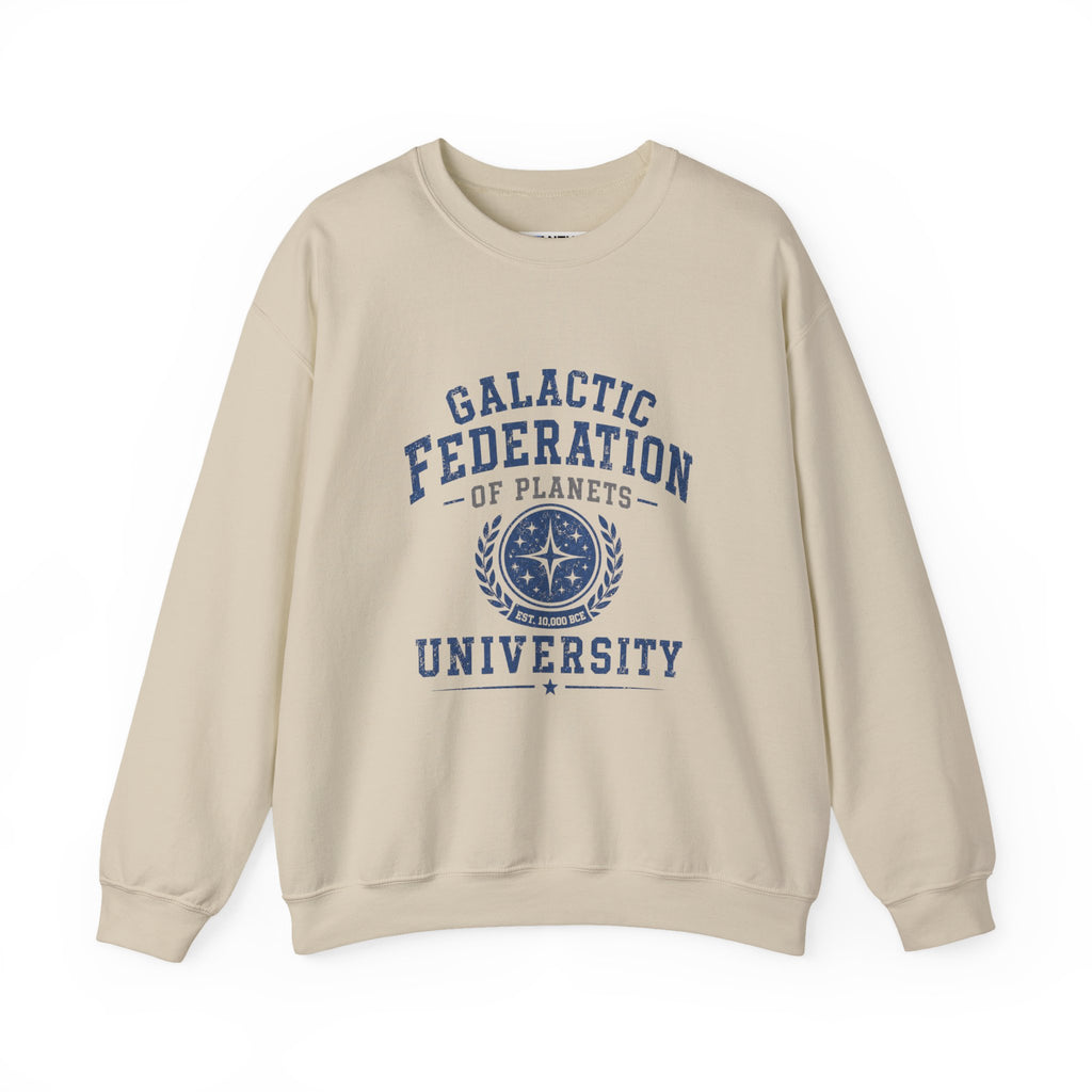 Galactic Federation University Crewneck Sweatshirt - Mutantur Labs LLC