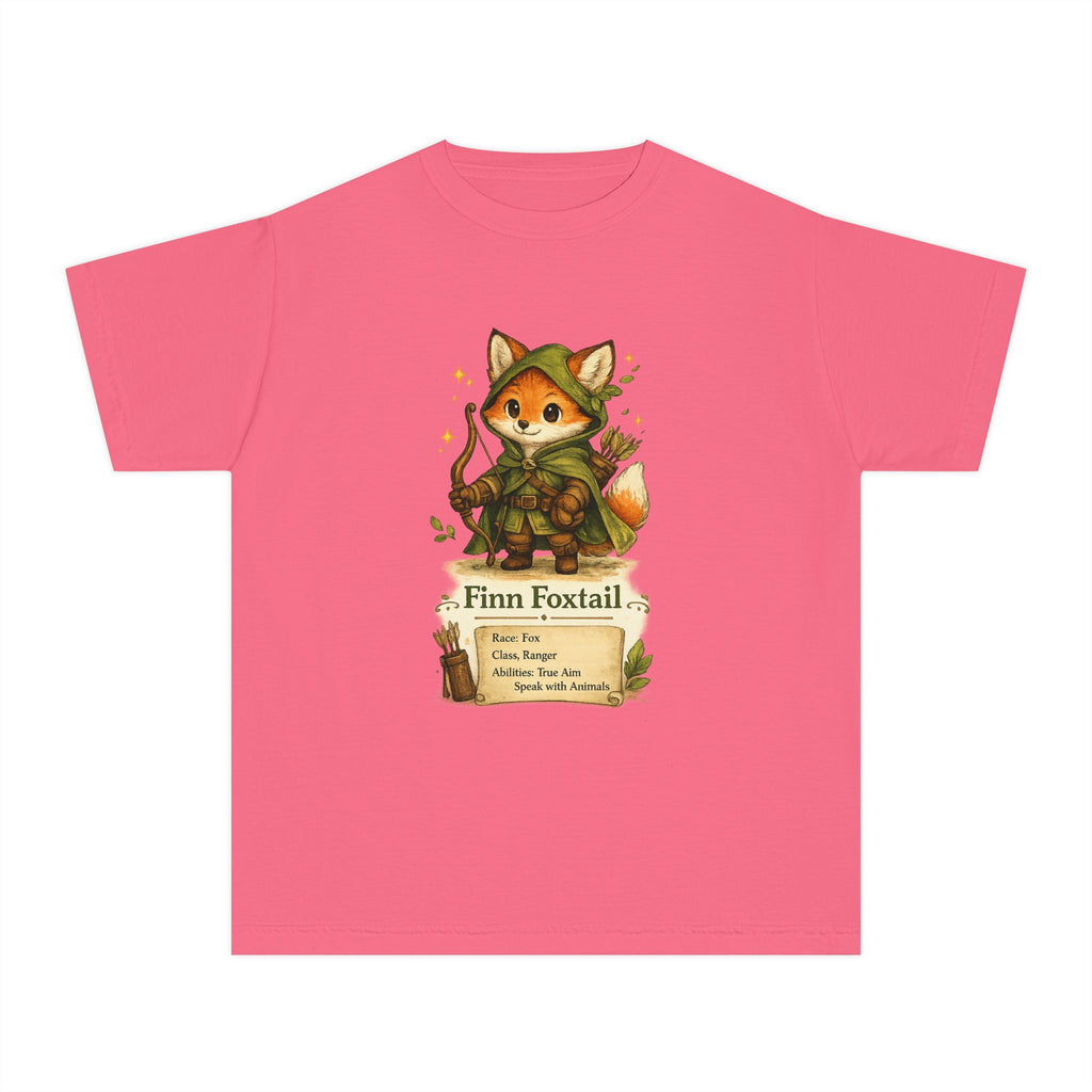 Finn Foxtail Kids Fox Ranger T-Shirt — Cute Fantasy Character Tee