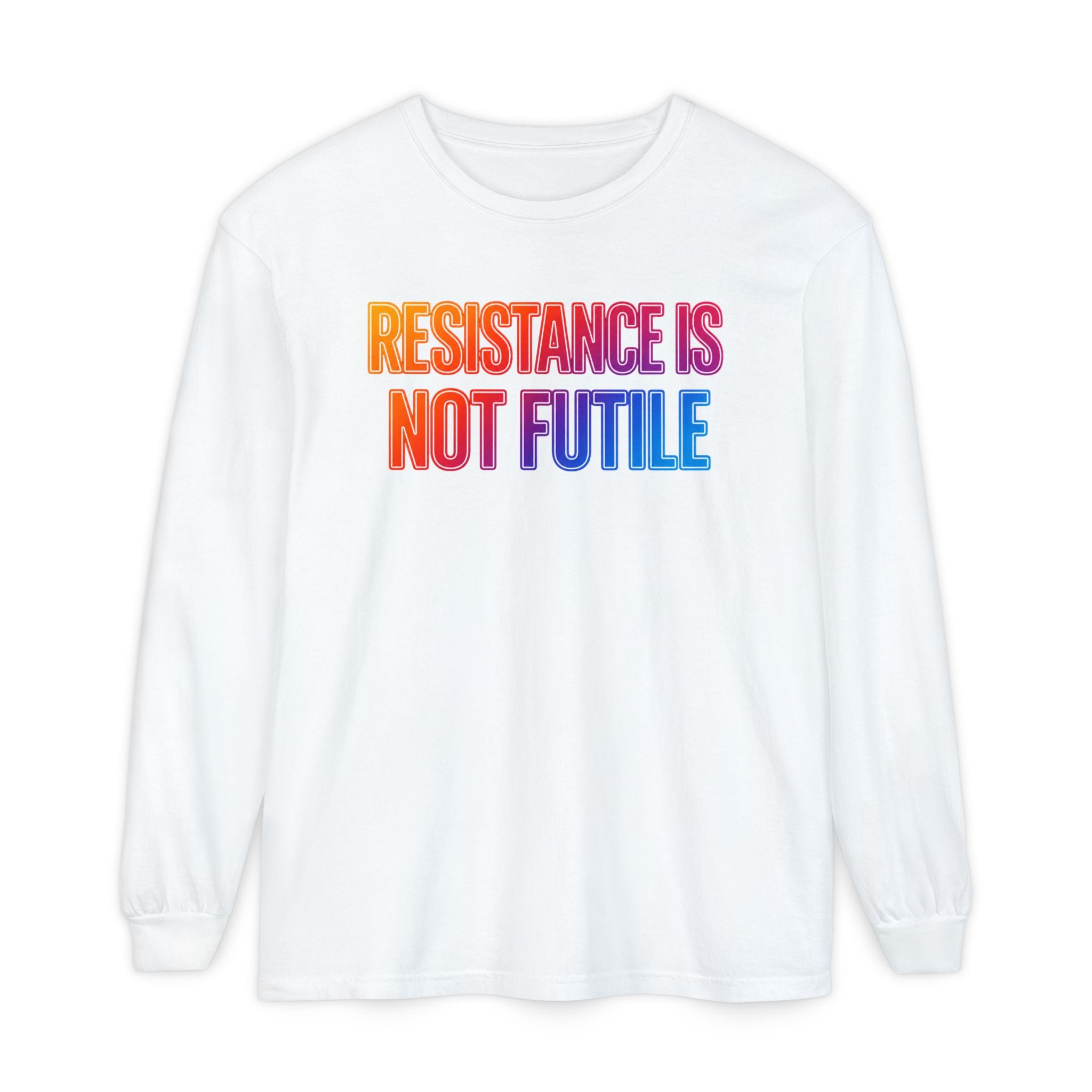 Resistance Is Not Futile Long Sleeve Tee – Rally for Freedom Shirt