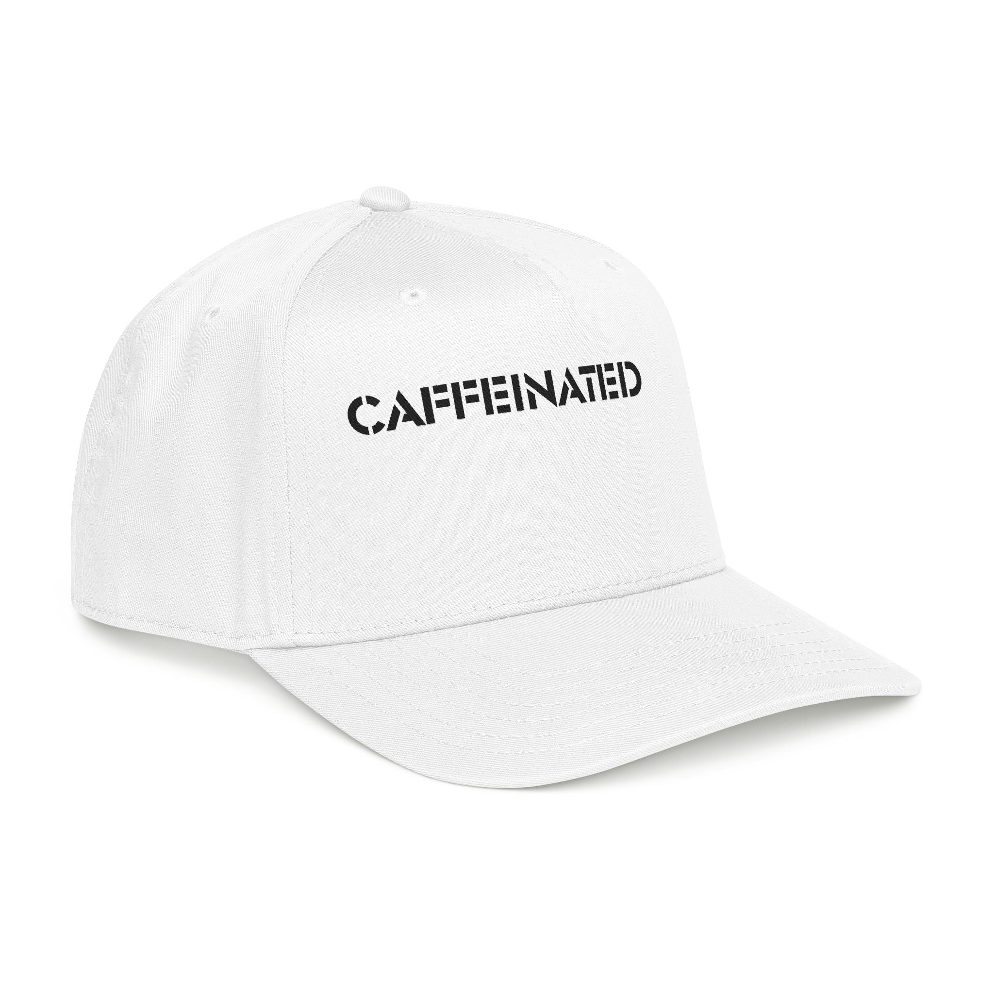 Caffeinated Mid Profile Baseball Cap |Coffee Lover Hat - Mutantur Labs LLC