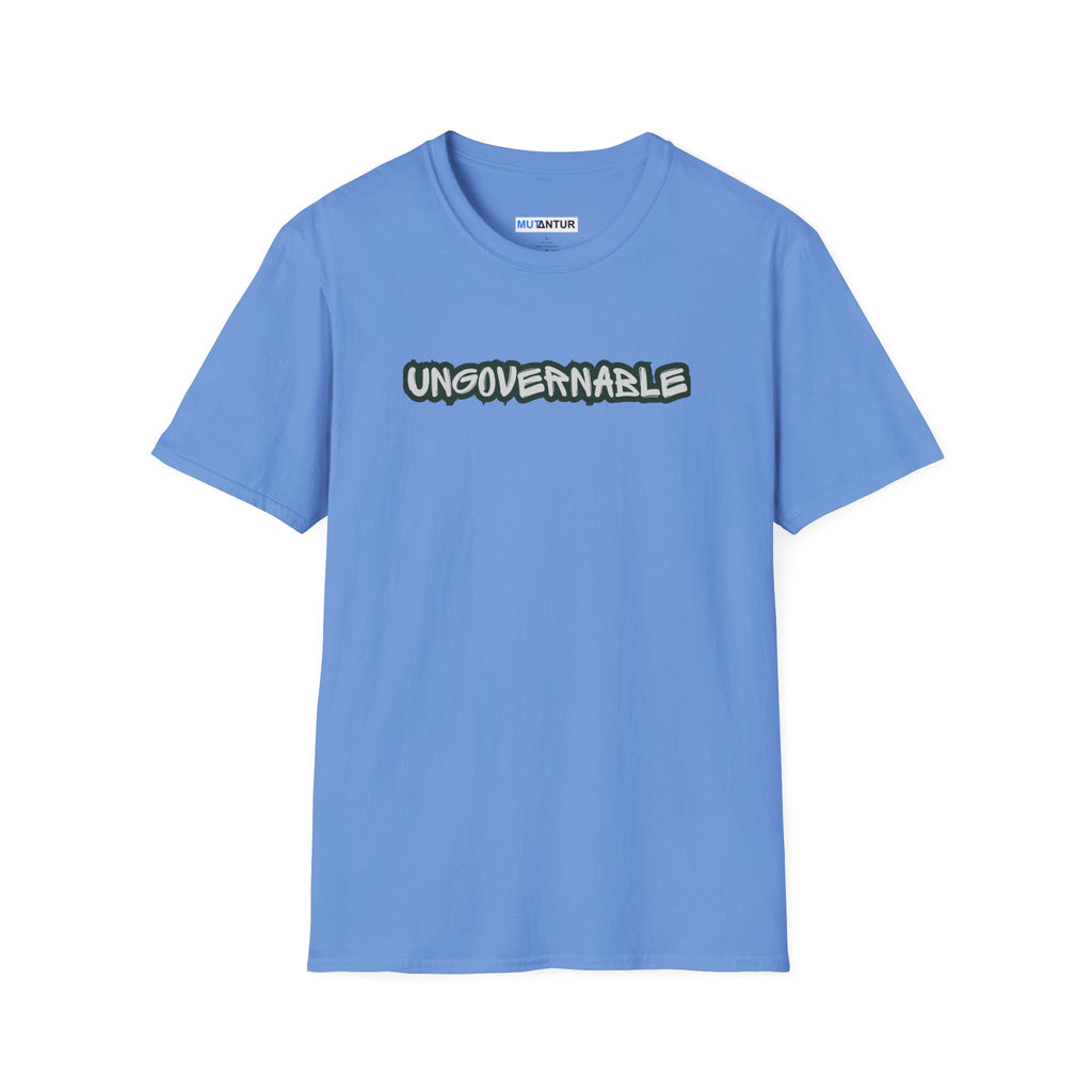 Ungovernable Graphic Tee — Bold Streetwear Statement T-Shirt - Mutantur Labs LLC