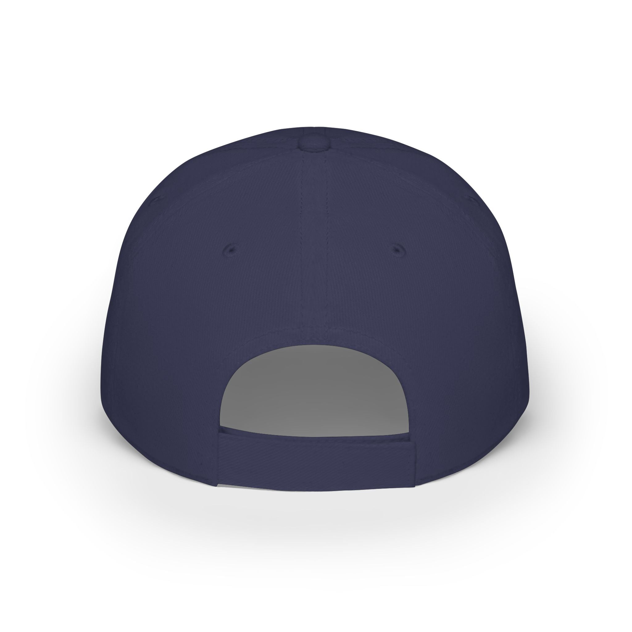 Geek Embroidered Low Profile Baseball Cap — Retro Blue & Gold Logo Hat - Mutantur Labs LLC