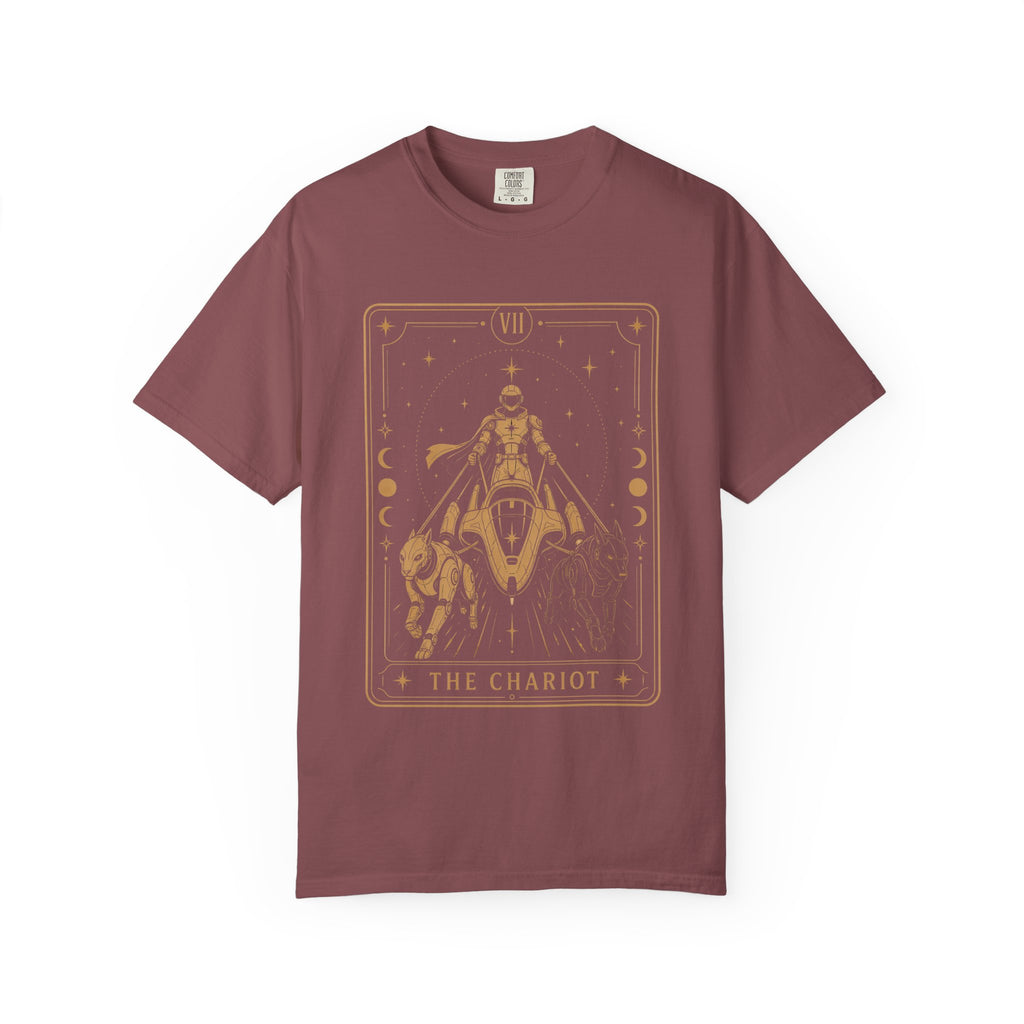 The Chariot Tarot T-Shirt — Future Arcana Mystical Comfort Colors Tee