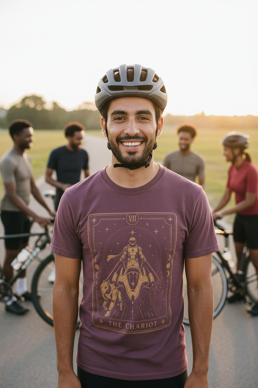 The Chariot Tarot T-Shirt — Future Arcana Mystical Comfort Colors Tee