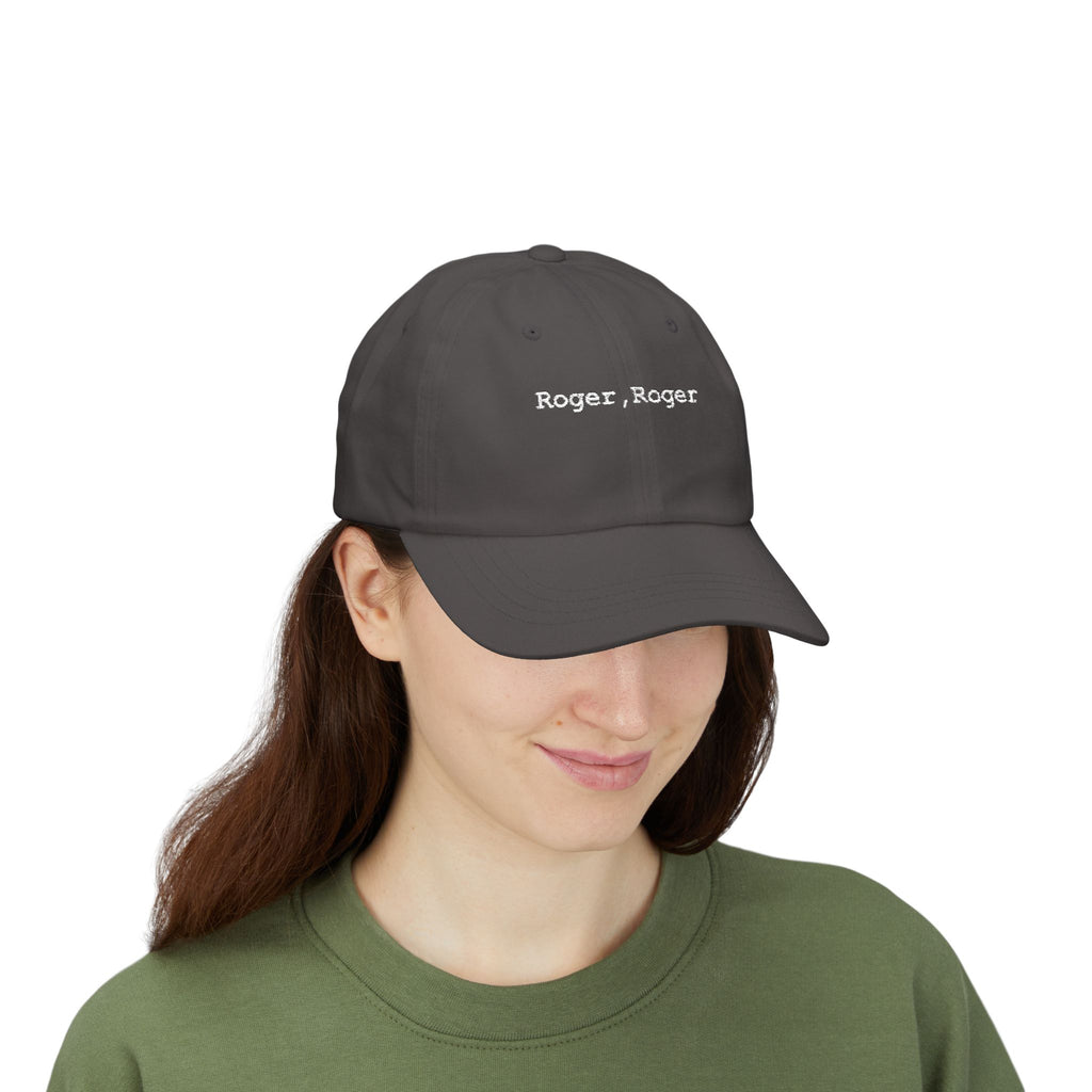 Roger, Roger Dad Cap Embroidered Airplane movie Phrase Baseball Hat - Mutantur Labs LLC