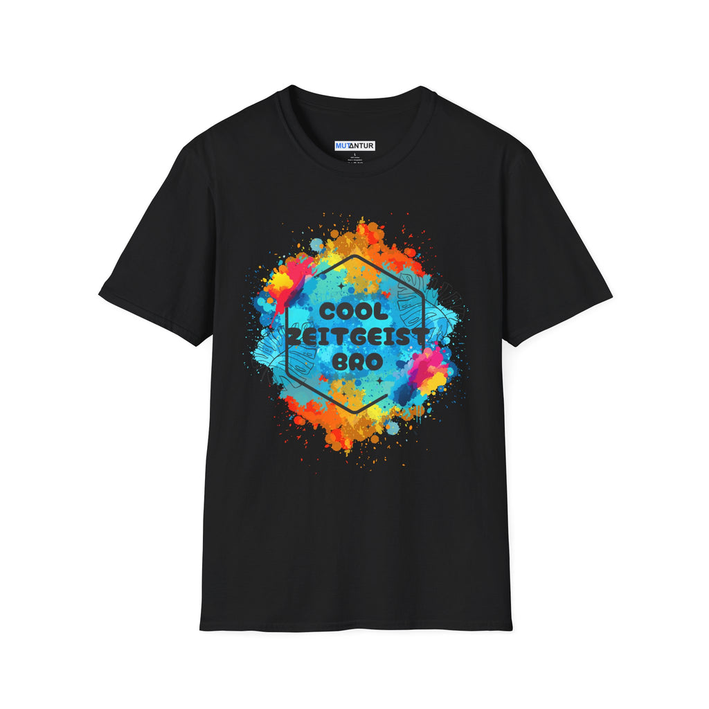 Cool Zeitgeist Bro Shirt Funny Colorful Graphic Tee for Word Nerds - Mutantur Labs LLC