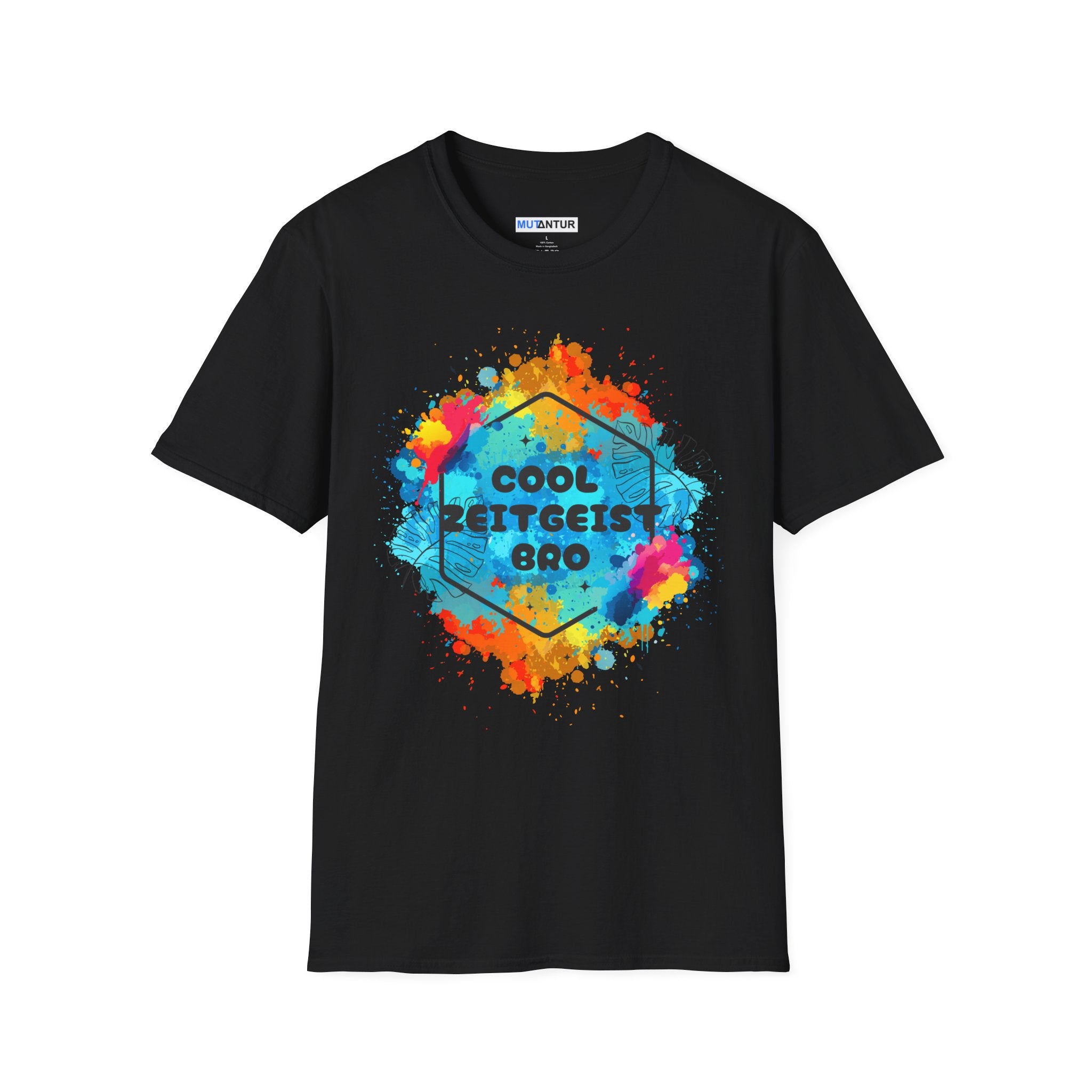 Cool Zeitgeist Bro Shirt Funny Colorful Graphic Tee for Word Nerds - Mutantur Labs LLC