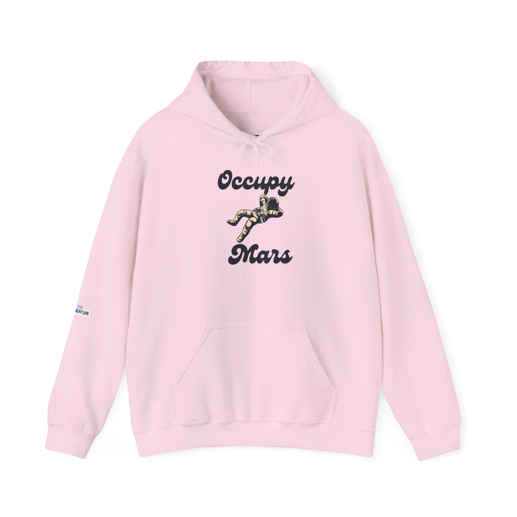 Occupy Mars Casual Statement Hoodie -, Unisex Sweatshirt - Mutantur Labs LLC