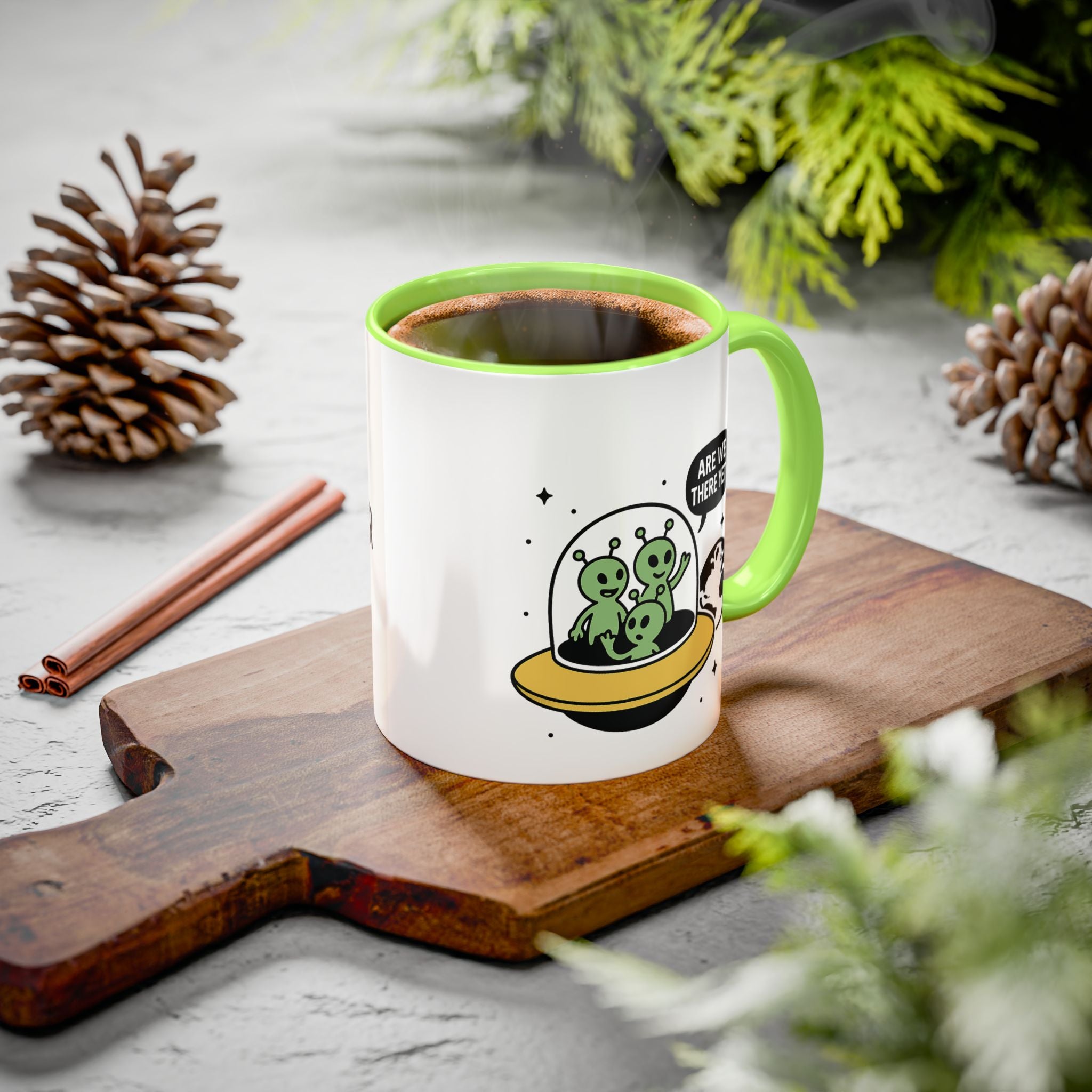 Are we there yet? Alien Adventure Mug - Mutantur Labs LLC