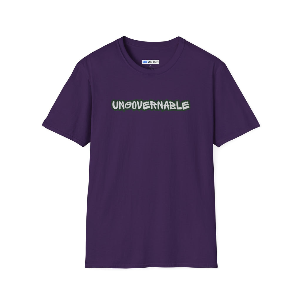 Ungovernable Graphic Tee — Bold Streetwear Statement T-Shirt - Mutantur Labs LLC