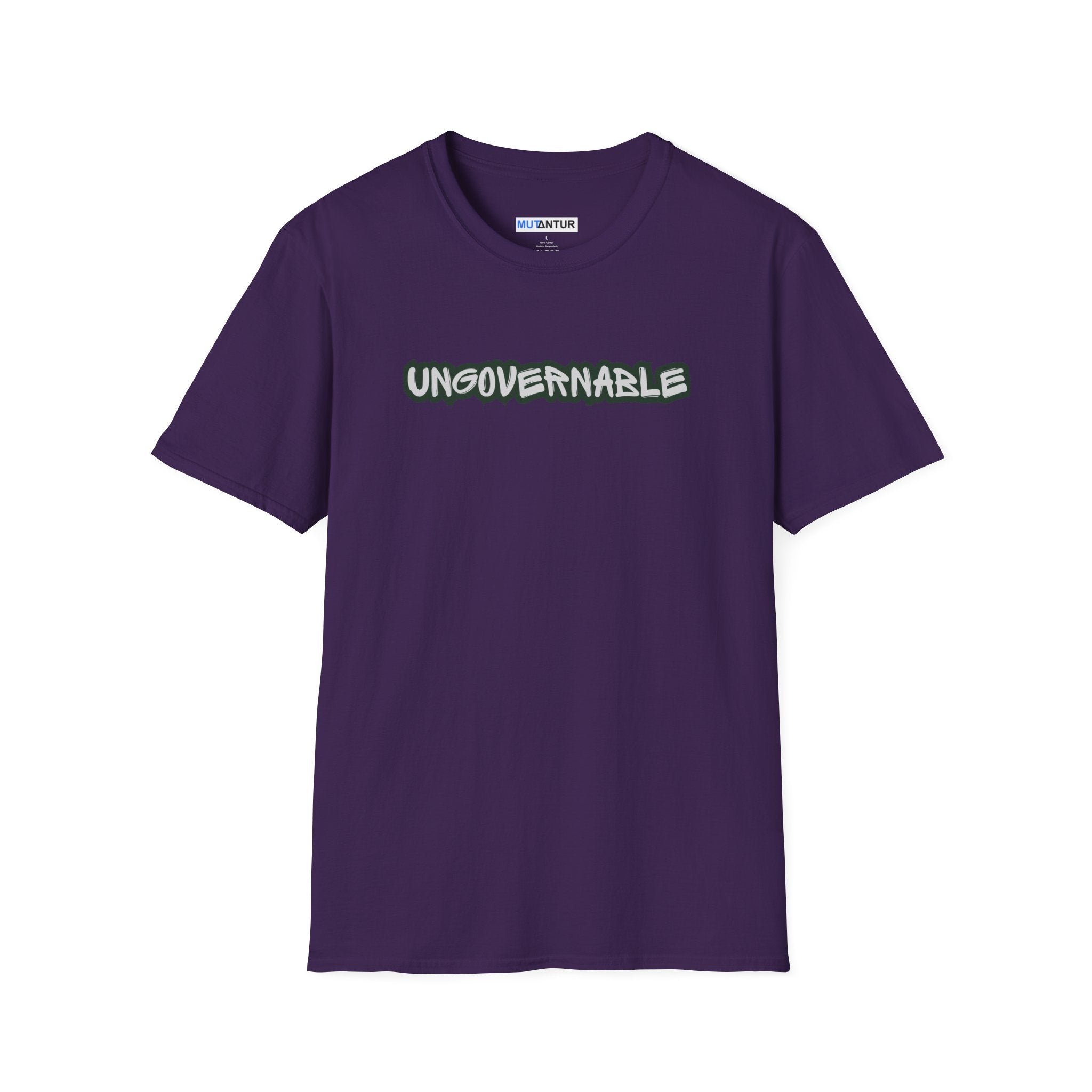 Ungovernable Graphic Tee — Bold Streetwear Statement T-Shirt - Mutantur Labs LLC