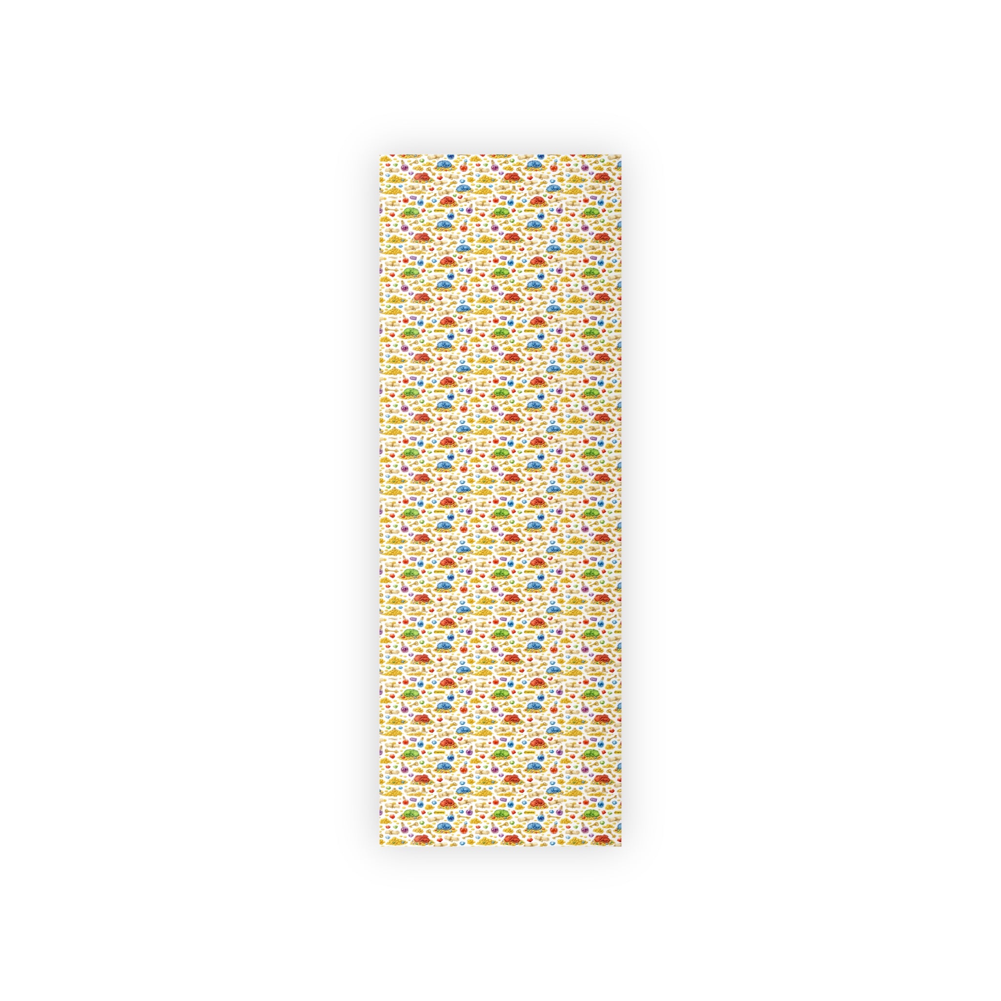 Colorful Cute Sleeping Dragons Gift Wrap Roll – Kids Birthday and Baby Shower Wrapping Paper