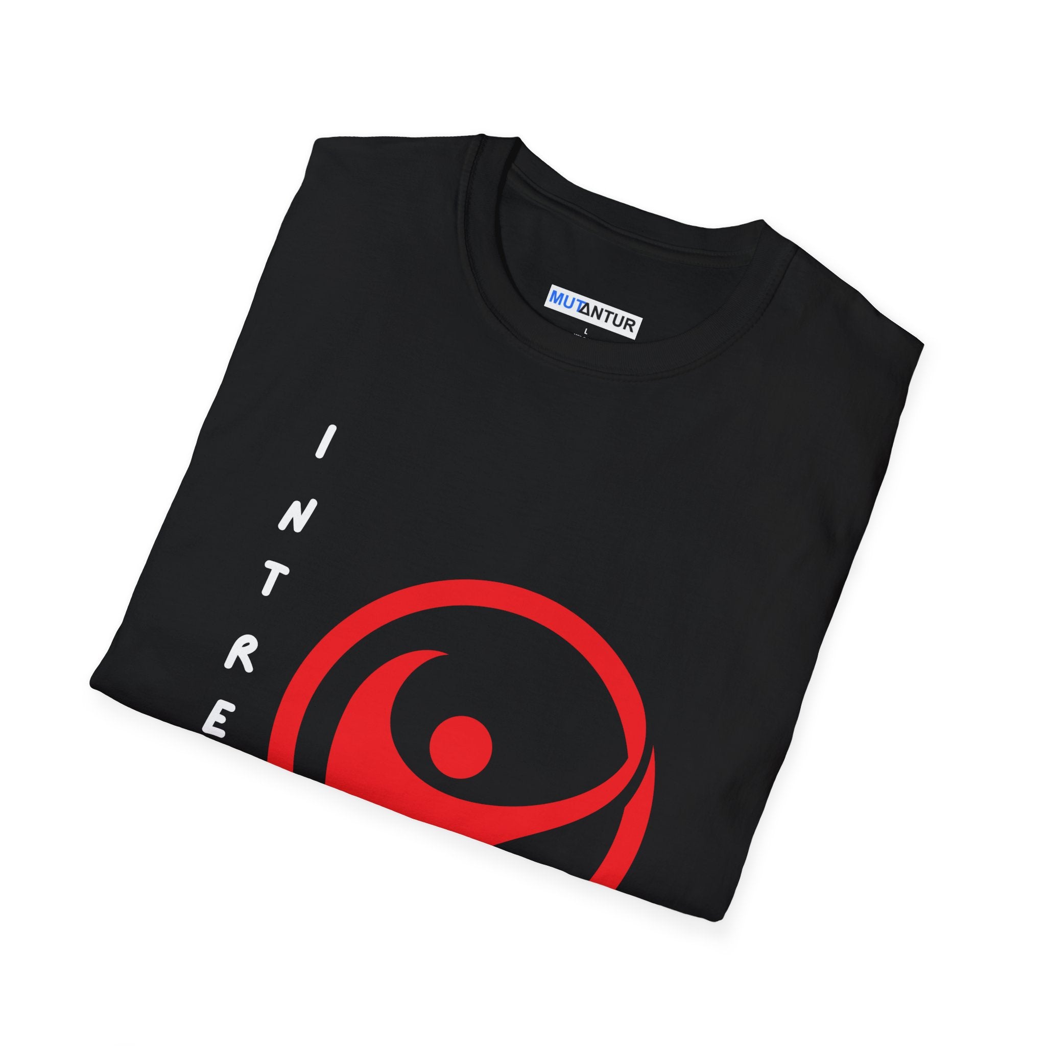 Intrepid Red Human Emblem T-Shirt | Empowerment Graphic Tee - Mutantur Labs LLC