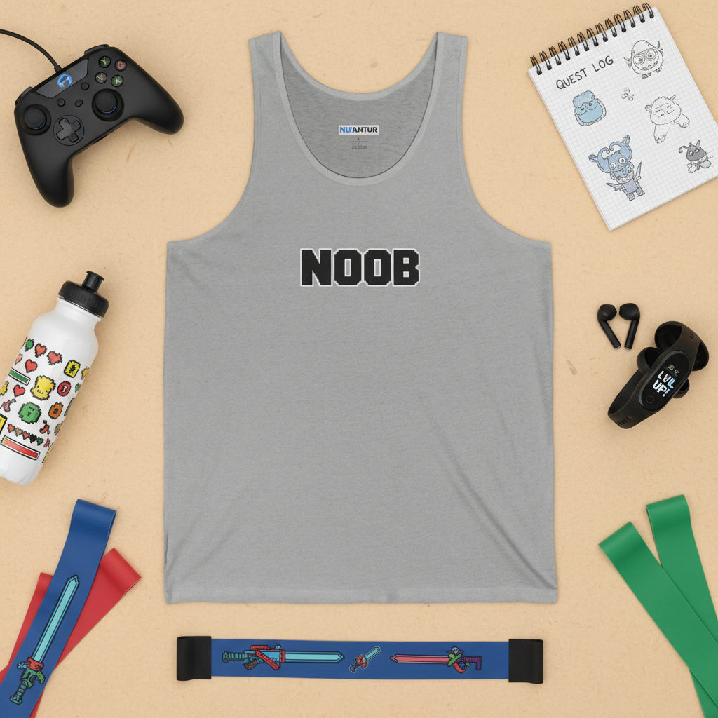 Noob Tank Top — Unisex Jersey Tank Top