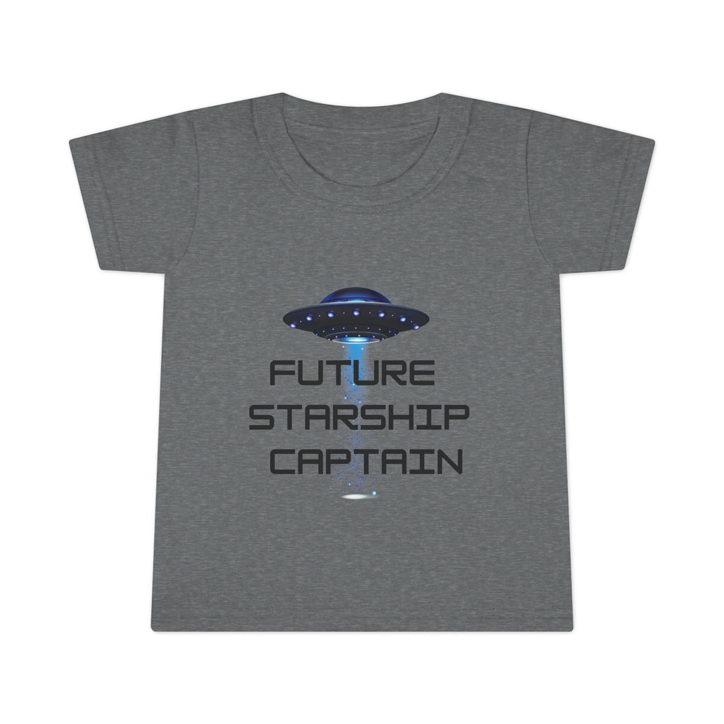 Future Starship Captain Toddler T-Shirt – Space Adventure Kids Tee - Mutantur Labs LLC