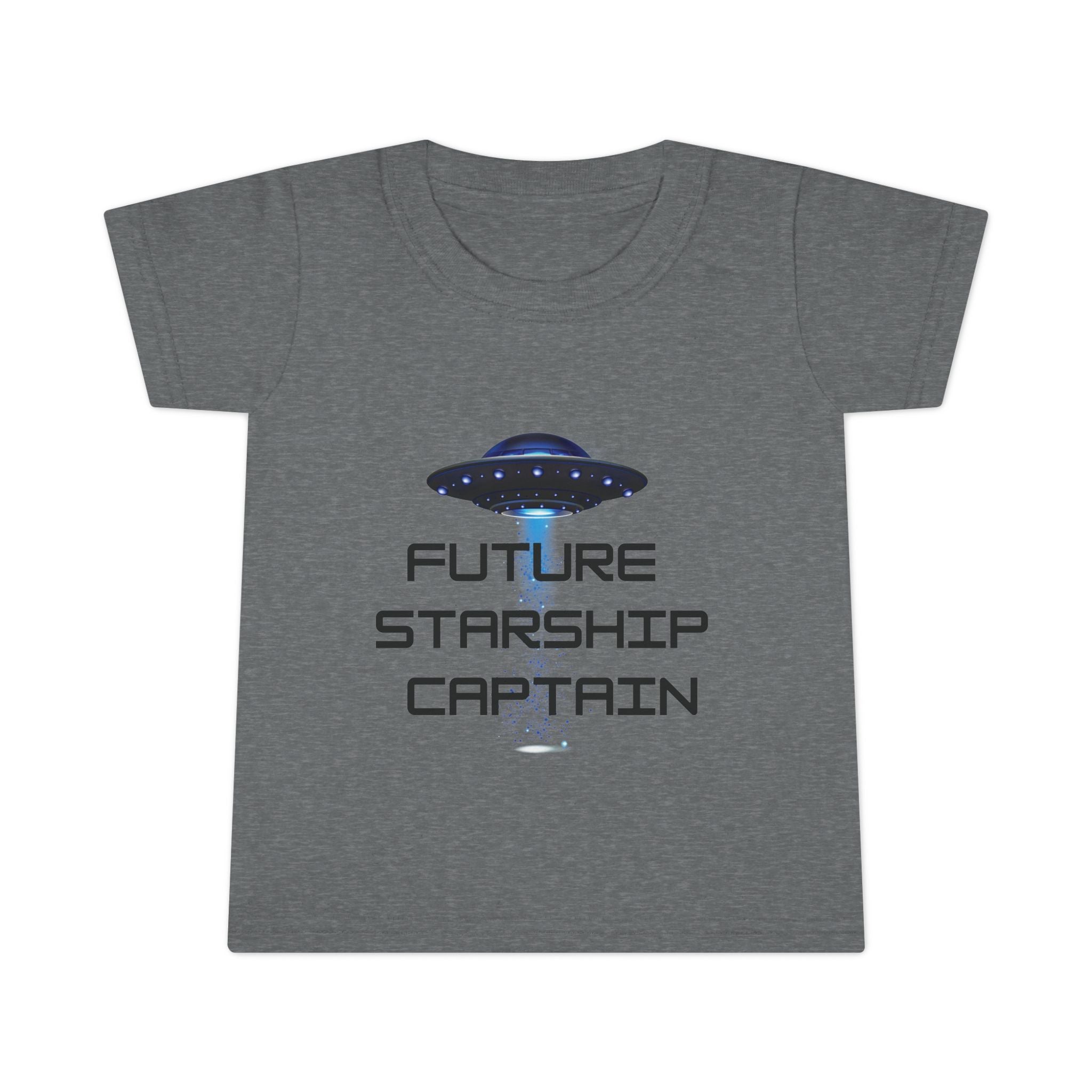 Future Starship Captain Toddler T-Shirt – Space Adventure Kids Tee - Mutantur Labs LLC