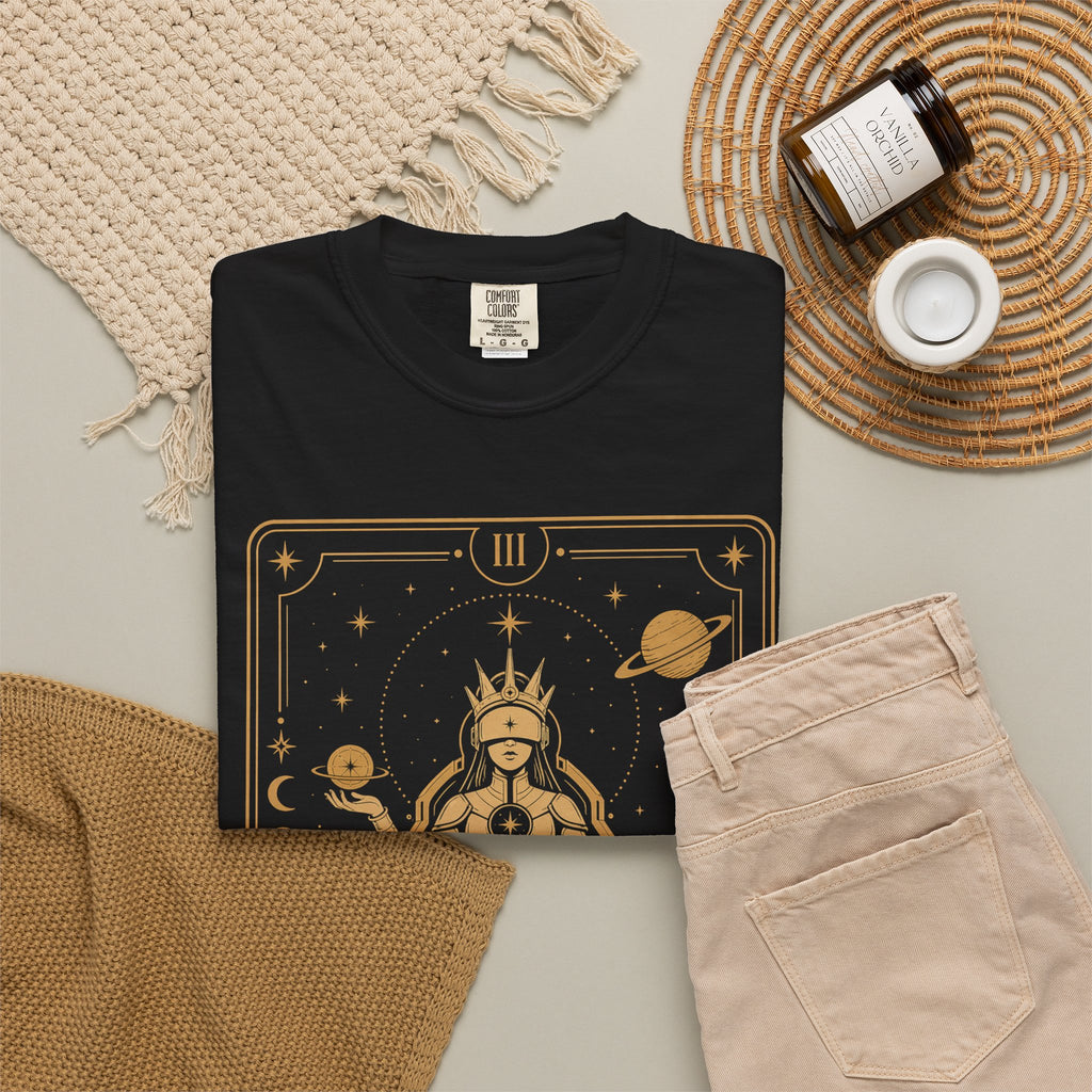 The Empress Tarot T-Shirt — Future Arcana Comfort Colors Graphic Tee