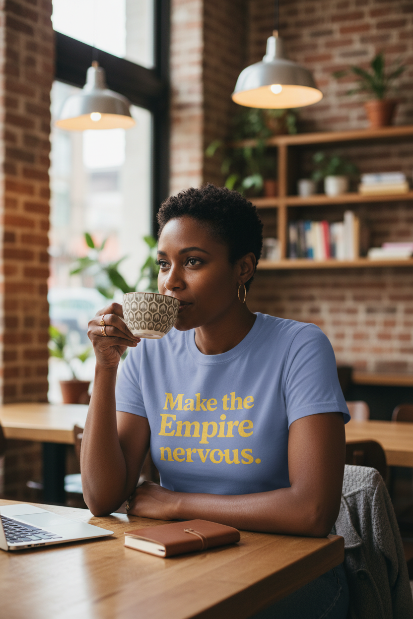Make the Empire Nervous T-Shirt — Bold Vintage Slogan Comfort Colors Tee - Mutantur Labs LLC
