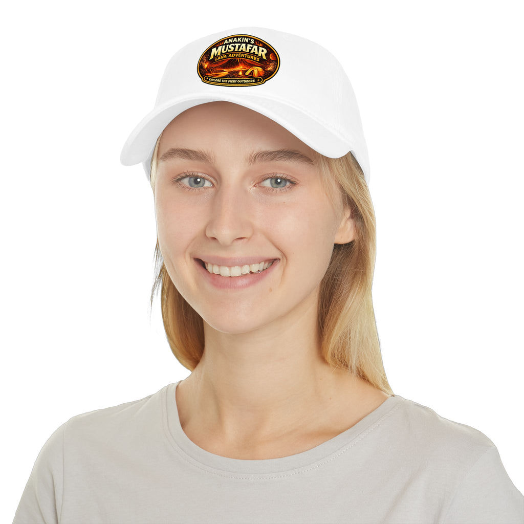 Anakin's Mustafar Lava Adventure Dad Cap — Vintage National Park Patch Baseball Hat