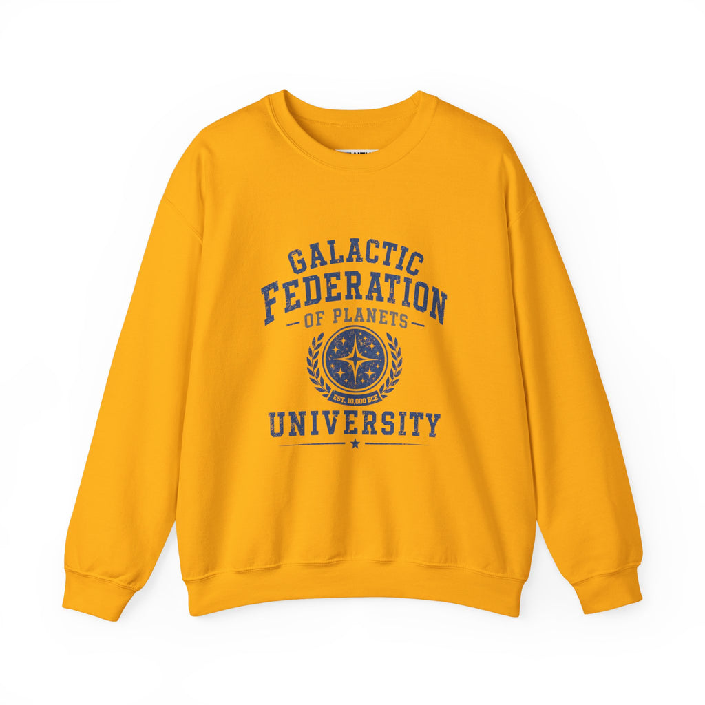 Galactic Federation University Crewneck Sweatshirt - Mutantur Labs LLC