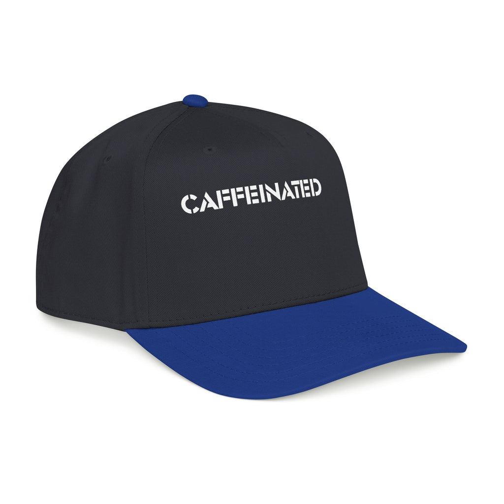 Caffeinated Mid Profile Baseball Cap |Coffee Lover Hat - Mutantur Labs LLC