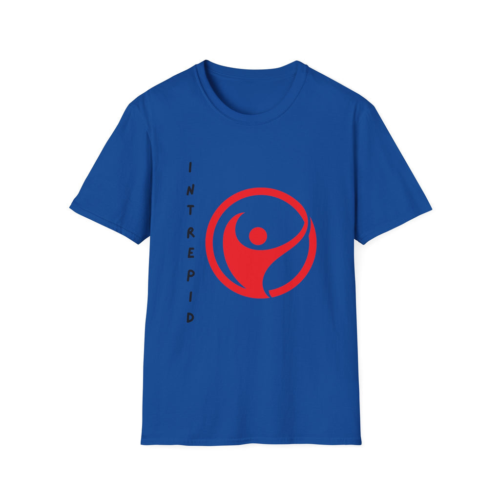 Intrepid Red Human Emblem T-Shirt | Empowerment Graphic Tee - Mutantur Labs LLC