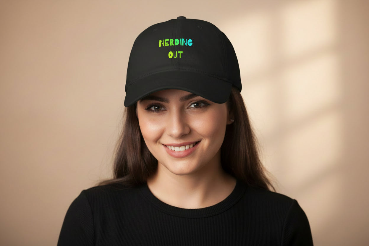 Nerding Out Baseball Cap | Colorful Geek Hat - Mutantur Labs LLC