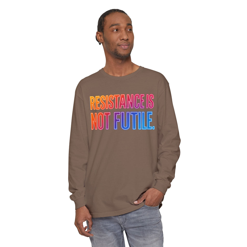 Resistance Is Not Futile Long Sleeve Tee – Rally for Freedom Shirt