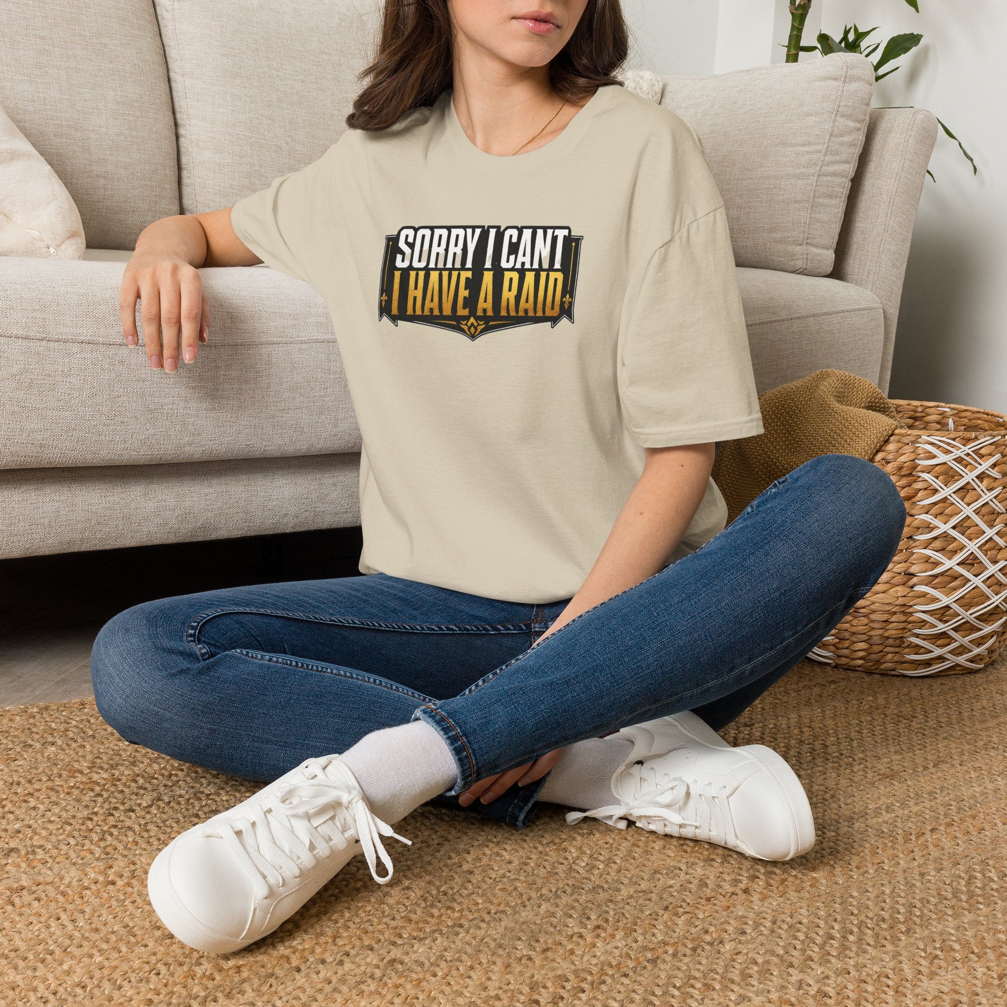 “Sorry I Can’t, I Have a Raid” Funny MMO Gamer Tee