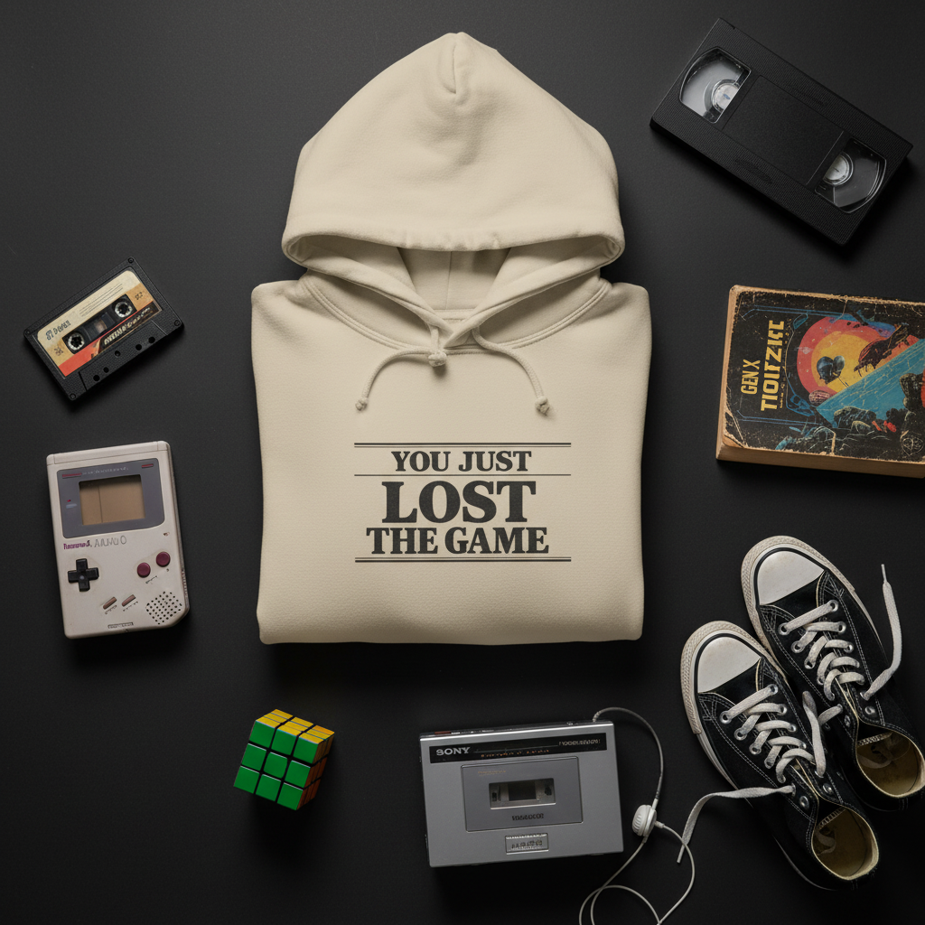 You Just Lost The Game funny internet meme hoodie, front view