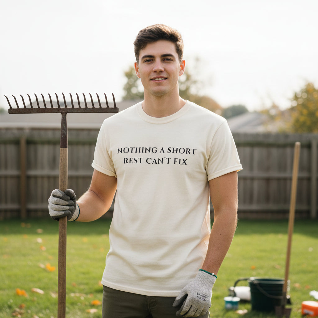 Nothing a Short Rest Can't Fix funny D and D Comfort Colors tee - Mutantur Labs LLC