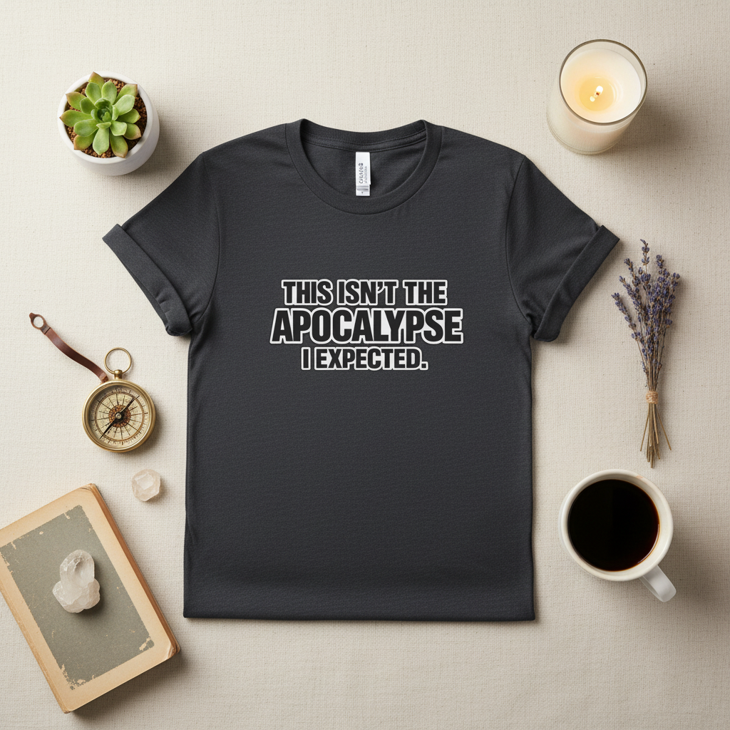 This Isn’t the Apocalypse I Expected T-Shirt | Funny Sarcastic Comfort Colors Tee