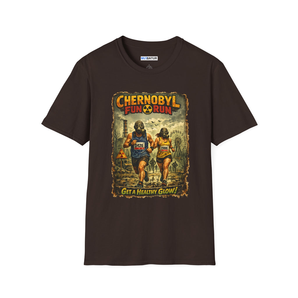 Chernobyl Fun Run T‑Shirt — Get a Healthy Glow Retro Nuclear Humor Tee - Mutantur Labs LLC