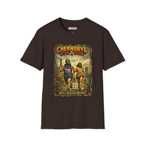 Chernobyl Fun Run T‑Shirt — Get a Healthy Glow Retro Nuclear Humor Tee - Mutantur Labs LLC