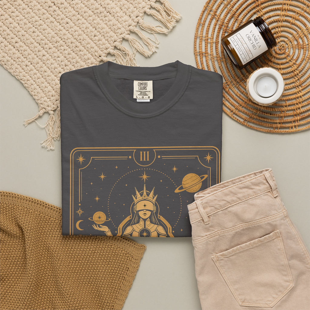 The Empress Tarot T-Shirt — Future Arcana Comfort Colors Graphic Tee