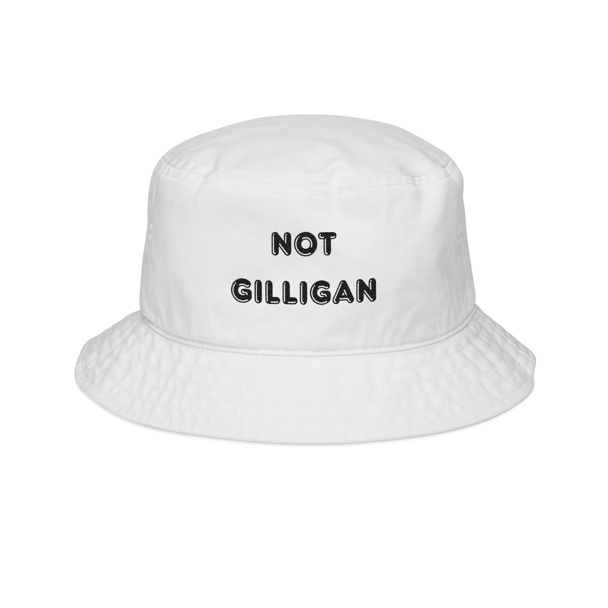 Not Gilligan Bucket Hat | Funny Embroidered Retro Hat - Mutantur Labs LLC