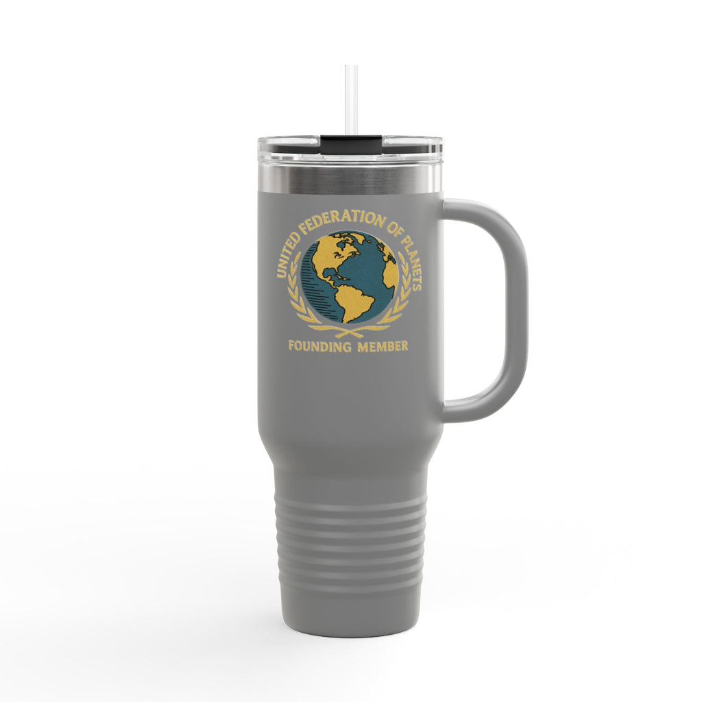 40oz Insulated Travel Mug — 'United Federation of Planets' Founding Member Travel Tumbler