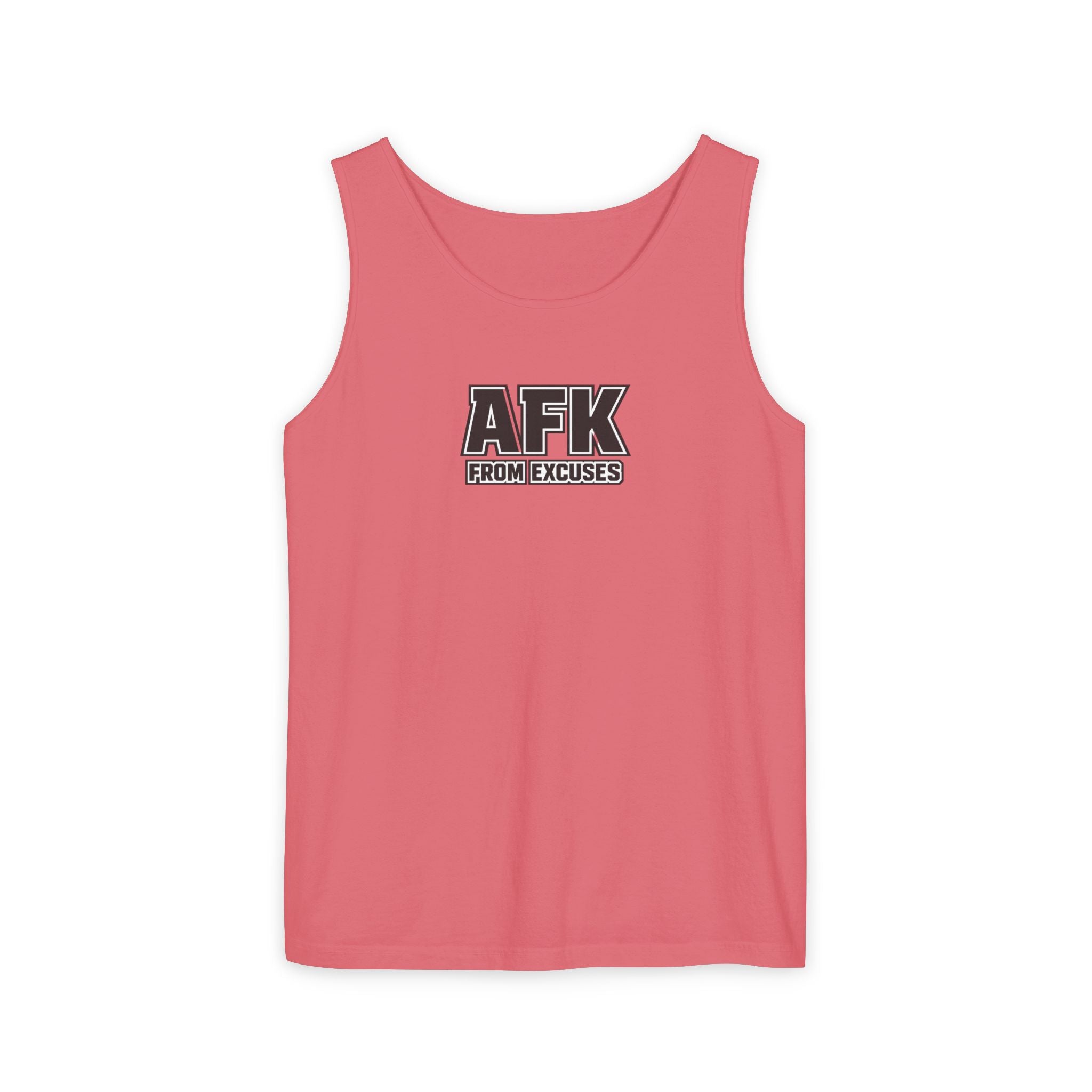 AFK From Excuses Tank Top — Funny Gamer Workout Comfort Colors Tank