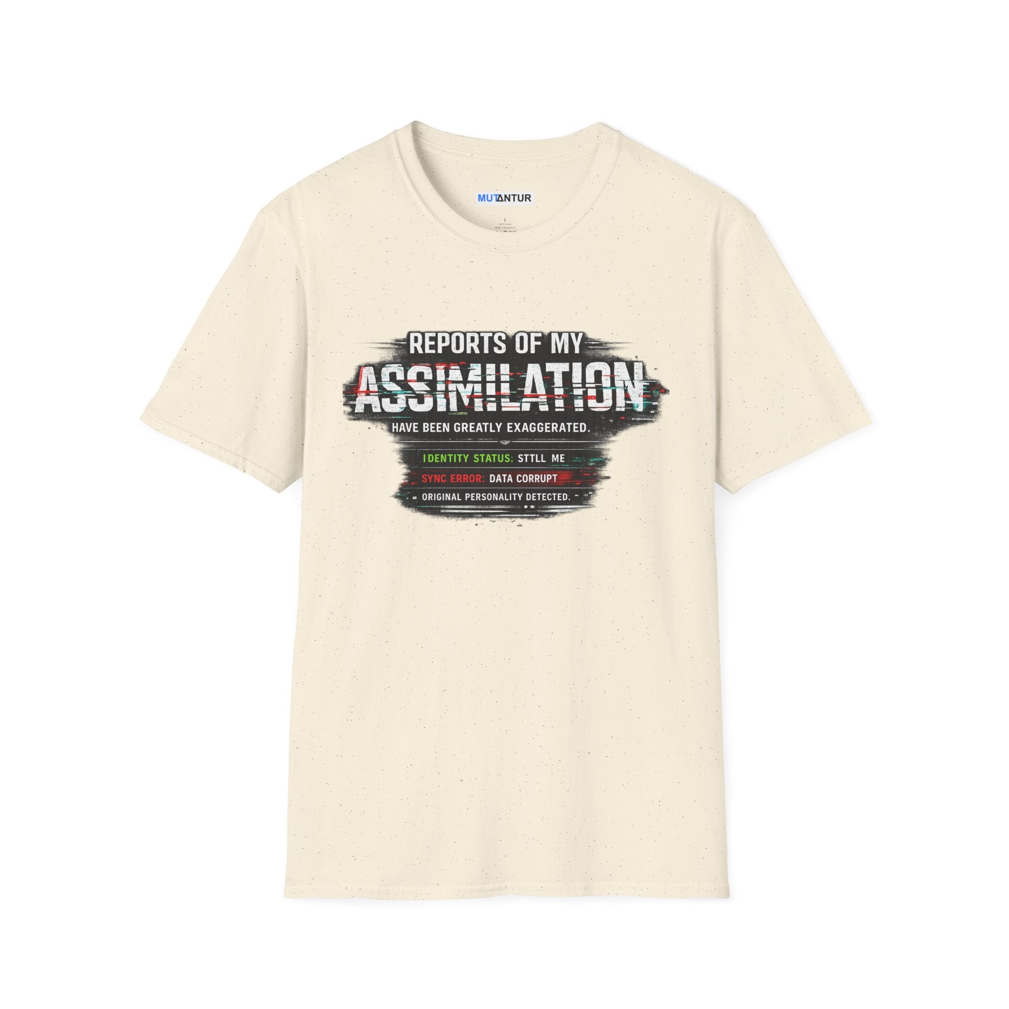 Reports of My Assimilation T-Shirt — Funny Sci-Fi Glitch Graphic Tee