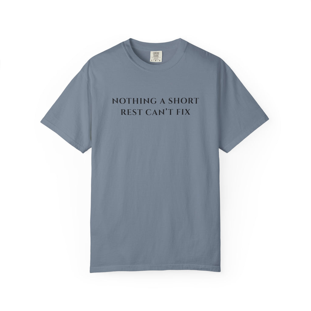 Nothing a Short Rest Can't Fix funny D and D Comfort Colors tee - Mutantur Labs LLC