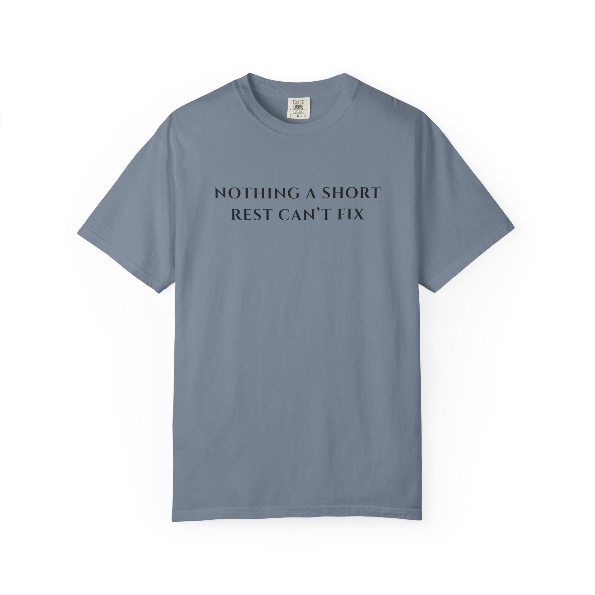 Nothing a Short Rest Can't Fix funny D and D Comfort Colors tee - Mutantur Labs LLC
