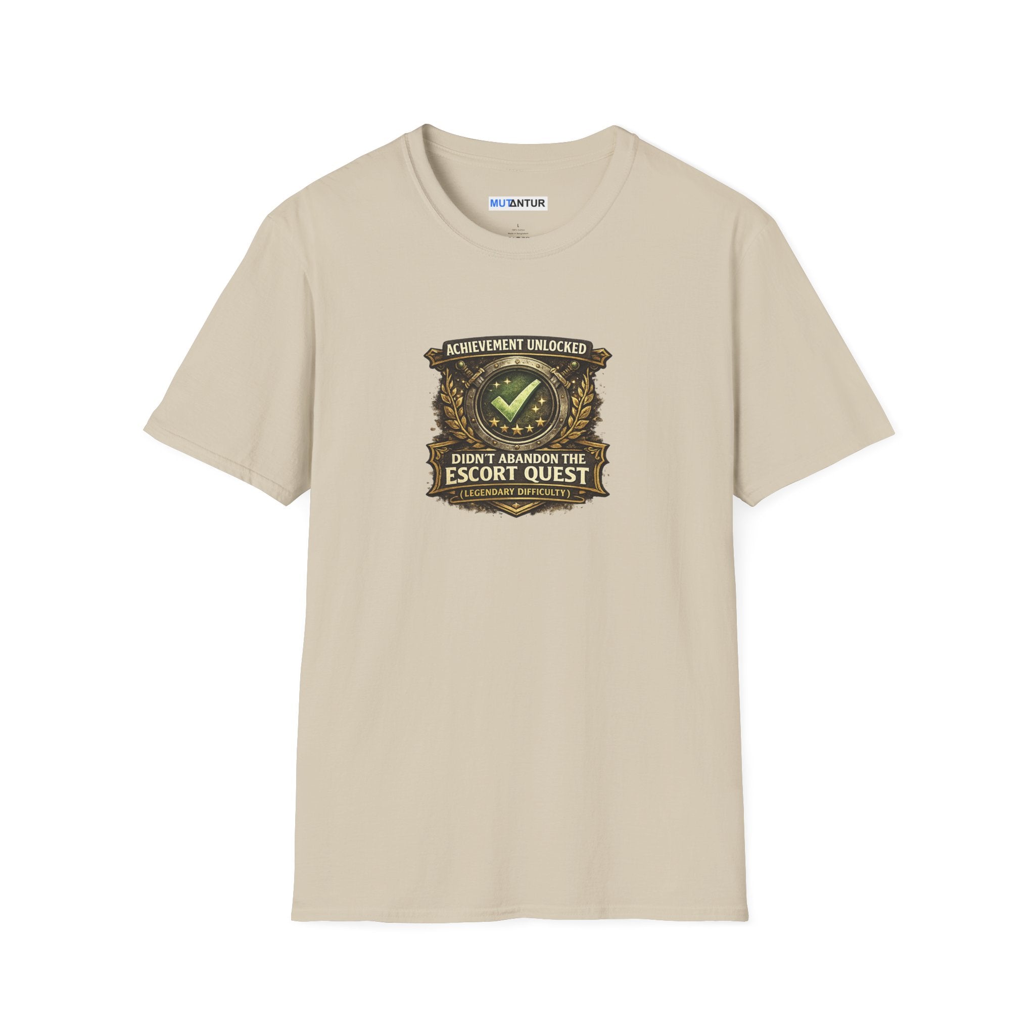 "Achievement Unlocked: Didn't Abandon the Escort Quest" Gamer Tee