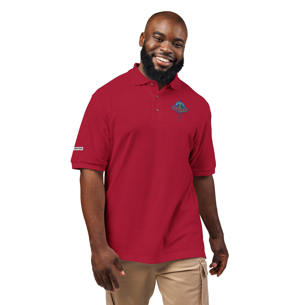 Colorful UFO Embroidered Polo - Mutantur Labs LLC