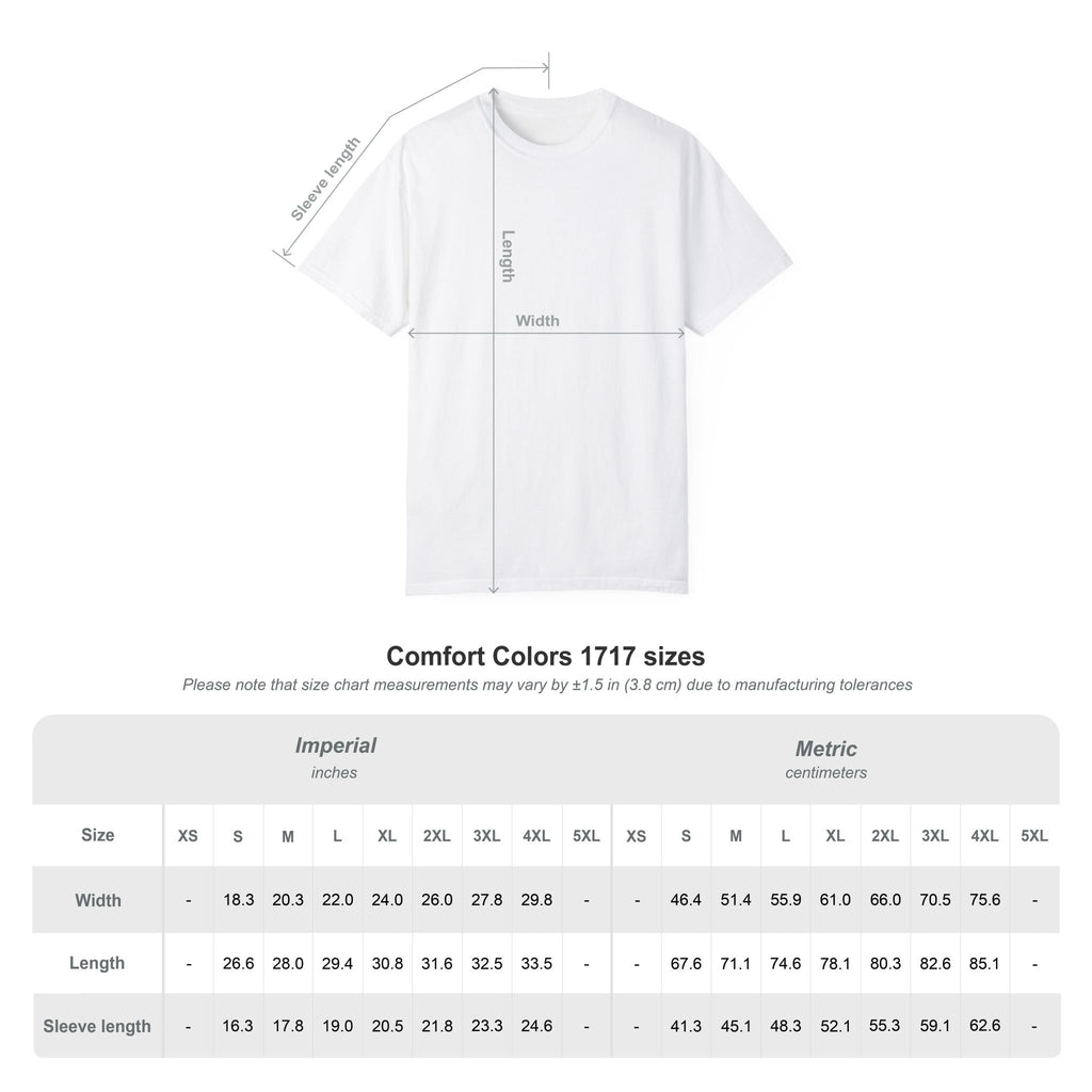 'Earth Crew' Embroidered Earth Comfort Colors Graphic Tee - Mutantur Labs LLC