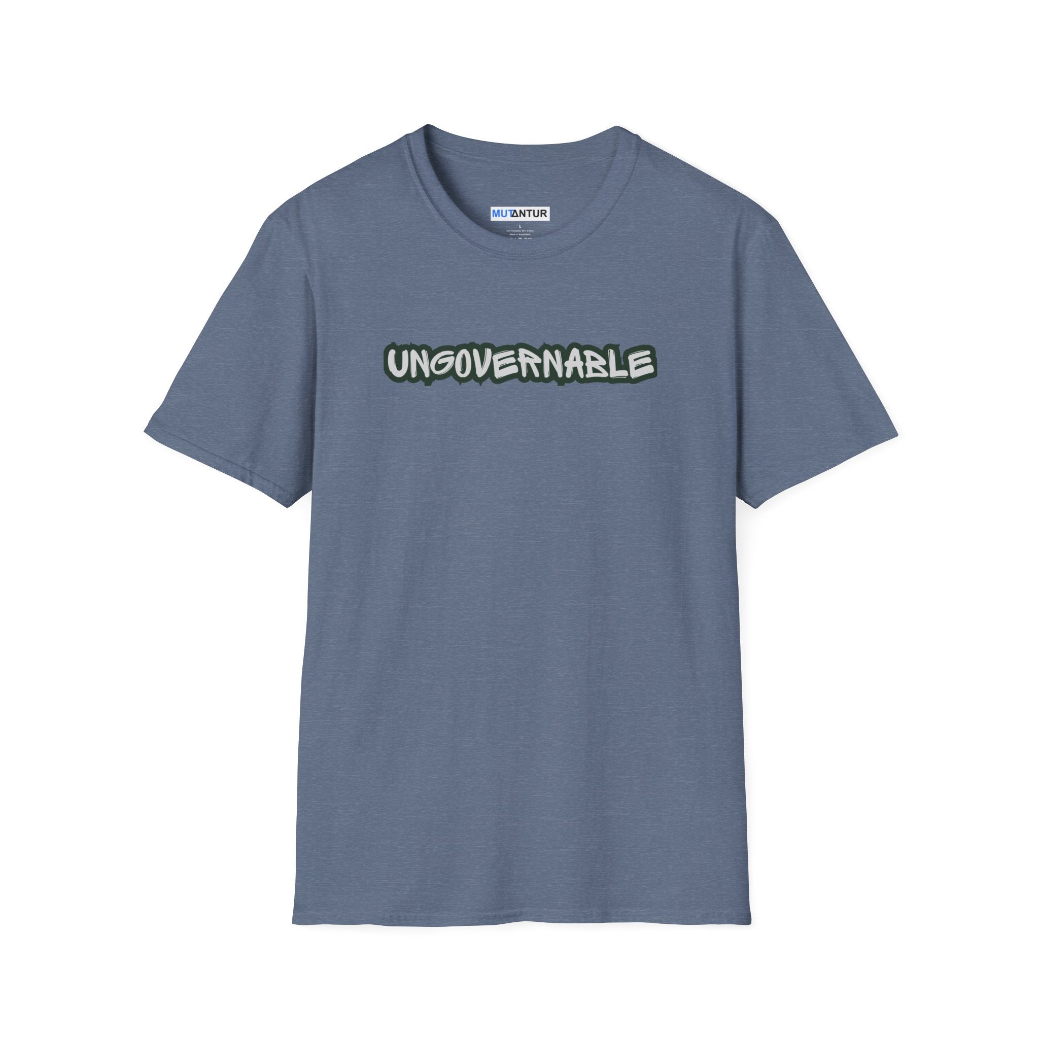 Ungovernable Graphic Tee — Bold Streetwear Statement T-Shirt - Mutantur Labs LLC