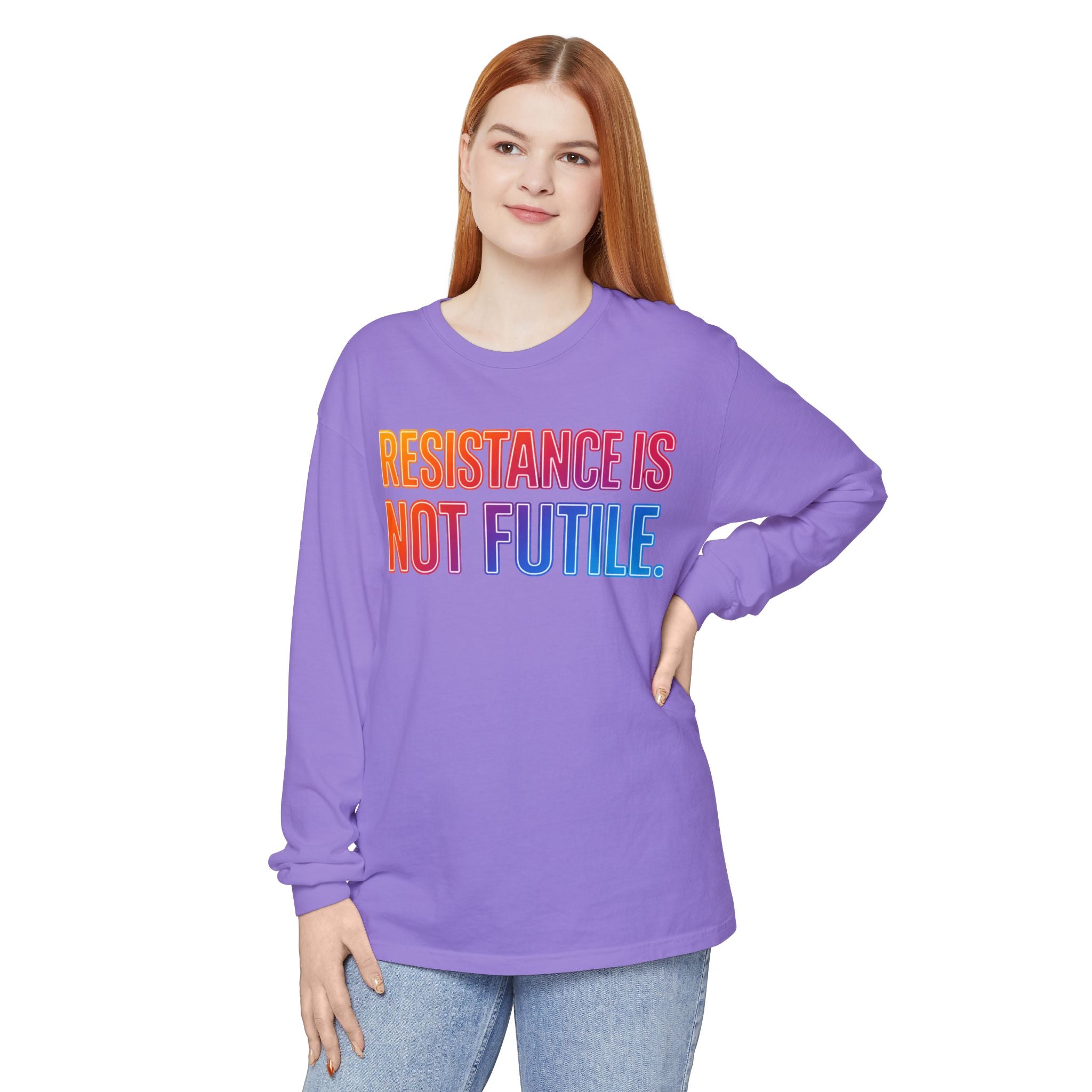 Resistance Is Not Futile Long Sleeve Tee – Rally for Freedom Shirt